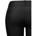 thumbnail image 3 of Made by Olivia Women's High Waist Comfy Stretchy Bootcut Trouser Pants, 3 of 6