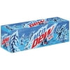 Mountain Dew Frost Bite Soda Naturally & Artificially Flavored Dew 12 fl oz, 12 Count