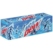 Mountain Dew Frost Bite Soda Naturally & Artificially Flavored Dew 12 fl oz, 12 Count