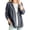 Dark Gray, variant on Women's Blouse Boho Fashion Blouses Button Front Basic Button Shirt Loose Fit Blouse Tunic Shirt Spread Collar Lightweight Tunic Button Down Casual Blouses Casual Top Blue L