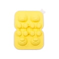 thumbnail image 2 of Moldes De Silicona Para Cubitos De Hielo 1 molde de silicona amarillo plegable para helados,ideal para hacer paletas heladas caseras. Rkxzt, 2 of 9