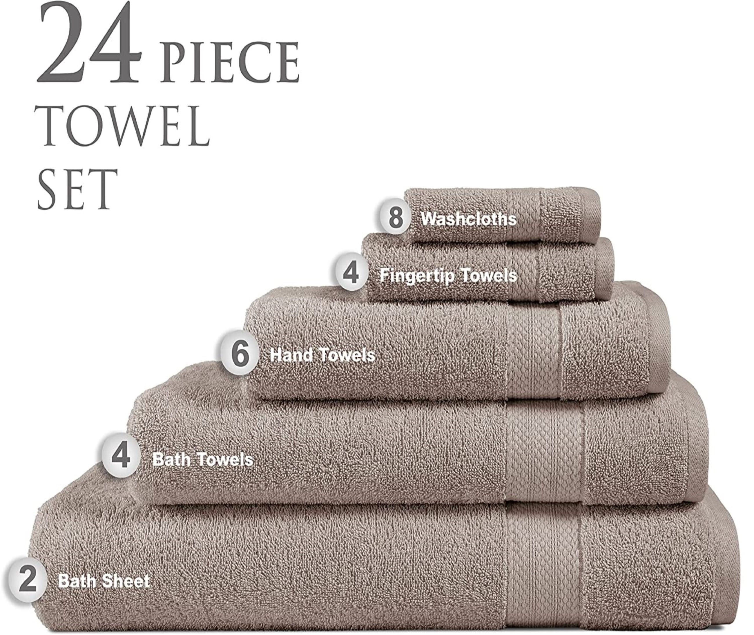 Fingerhut - Home Basics Spa and Comfort 12-Pc. Bath Towel Set