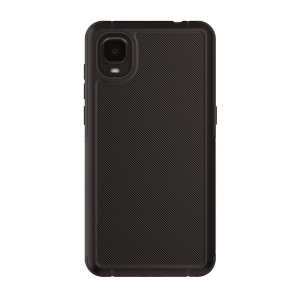 onn. Slim Rugged Phone Case for Alcatel TCL A3, Black