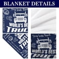 thumbnail image 6 of Truck Driver Gifts for Men, Truck Driver Appreciation Gifts, Cool Trucker Gifts for Men/Dad, Gifts for Truck Drivers Men, Trucker Gift Ideas, Truck Driver Throw Blanket Truck Driver Inch, 6 of 7