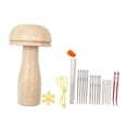 thumbnail image 2 of AMLESO Cute Darning Mushroom Shape Repair Thread Tools DIY Knitting Tools Needle Thread, 2 of 7