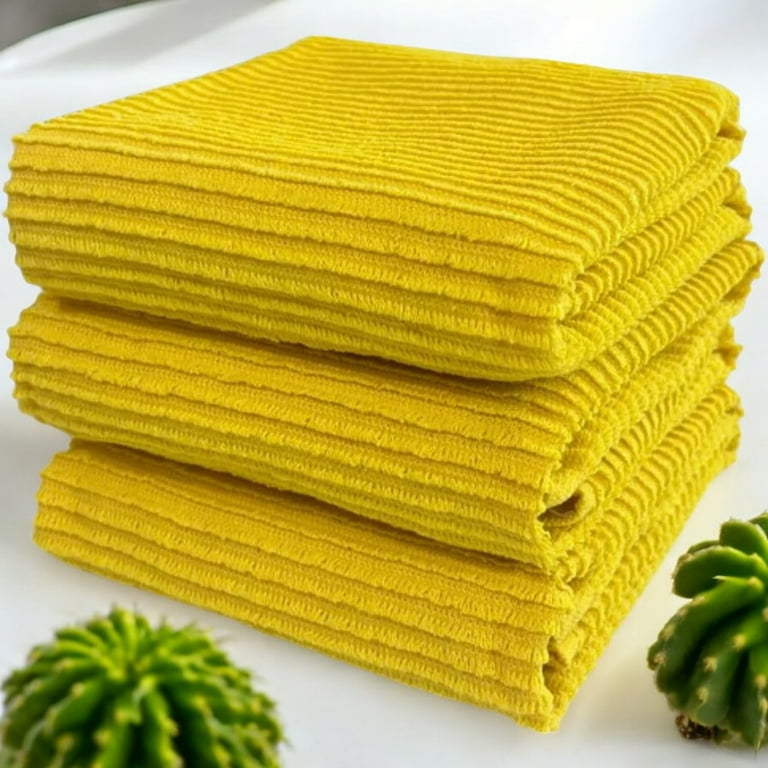 Mustard colored towels sale