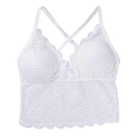 

Women s Lace Sexy Perspective Sling Back Hollow Out Bra Underwear Vest bra for women bra for women bra