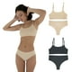thumbnail image 1 of Set 3 tops corte recto + 3 panties corte bikini sin costura para dama d’Ssentials, 1 of 5