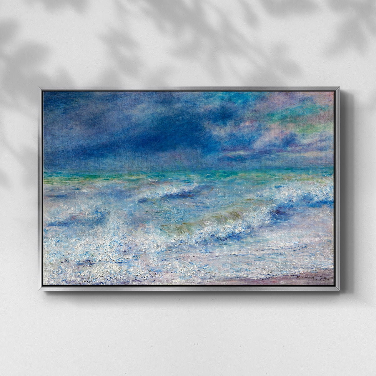 Vintage Landscape-CXIX By Wexford Home Framed in Silver Wood Gallery Wrapped Canvas 27 in. x 41 in.