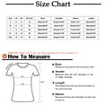 thumbnail image 3 of lulshou Women's Casual Draped V-neck Flared Sleeve Loose Shirt Tops Short Sleeve Tops for Women XXL, 3 of 6