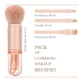 thumbnail image 3 of Beauty Tools Makeup Brush 4-in-1 Retractable Brush Eye Brush Set Convenient Multi-color Option, 3 of 15