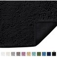 thumbnail image 1 of Grey Rugs for Bathroom Slip-Resistant Shag Chenille Bath Rugs Mat Extra Soft and Absorbent Bath Rug for Shower Room Machine-Washable Fast Dry (Grey, 17" x 24"), 1 of 5