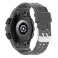 thumbnail image 2 of For Samsung Galaxy Watch4 Classic 46mm Smart Watch Strap Soft Wrist Band Integrated with Watch Case, 2 of 4