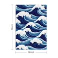 thumbnail image 3 of 6 Pcs Funny Kitchen Towels,Waves Pattern Microfiber Dish Towels,Kitchen Tea Towels,Kitchen Towel Set (18" X 26"), 3 of 3