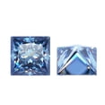 thumbnail image 2 of Deep Blue Princess Cut Moissanite Stones, 2 of 2