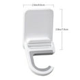thumbnail image 3 of GOOHOCHY 3 unids de pared de pared con ganchos de trapeador de pared punzón para baño de casa (blanco), 3 of 7