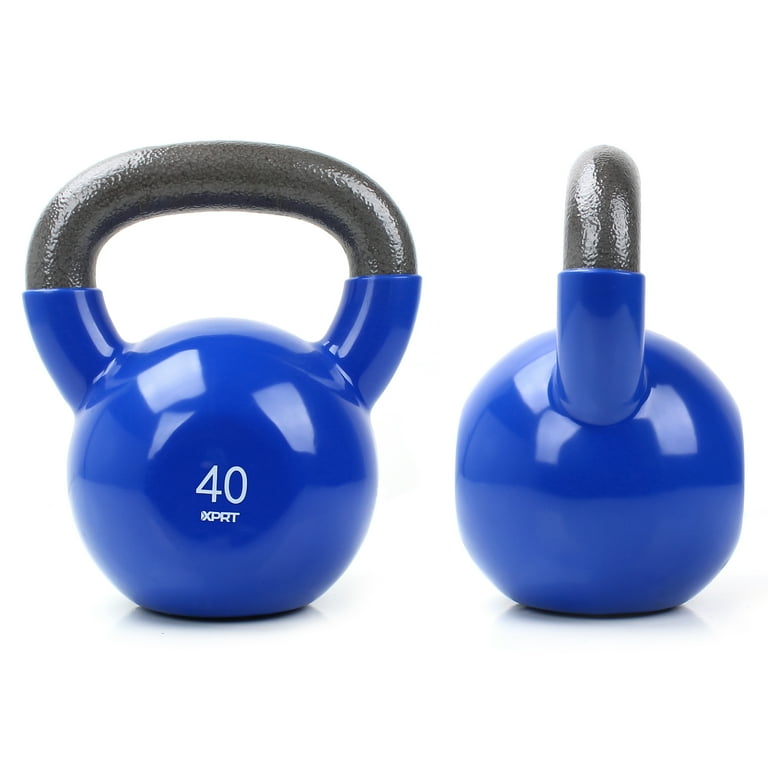 XPRT Fitness 40 lb Vinyl Kettlebell - Strength Training - Walmart.com