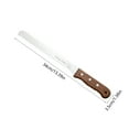 thumbnail image 3 of Generic Multiple Serrated Bread Knife, Bread Slicer For Homemade Bread, Stainless Steel Sharp Blade Edge Cake knife, Bread Cutter for Slicing Crusty Sourdough Bread, 3 of 6