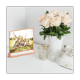 thumbnail image 1 of Support de Panneaux en Acrylique Transparent Horizontal Double Face pour Table de Mariage Numéros Restaurant, 1 of 6