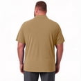 thumbnail image 5 of Big and Tall Polo Shirts for Men – Casual Short Sleeve Polo Stretch Jersey with Tonal Buttons – Sizes XLT-8XLT Camel XL, 5 of 6