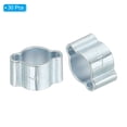 thumbnail image 3 of Unique Bargains 30 Pack 5-7mm Double Ear Hose Clamp, Galvanized Steel Crimp Rings, 3 of 6