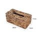 thumbnail image 2 of Caja de pañuelos de ratán marrón y caja de pañuelos nórdicos caja de almacenamiento de servilletas baño sala de estar oficina comedor artesanía rectangular grande, 2 of 5