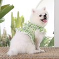thumbnail image 2 of L Correa para perro, arnés de flores rosa estéreo transpirable, juego de correa para perro Gato, cachorro, 2 of 5