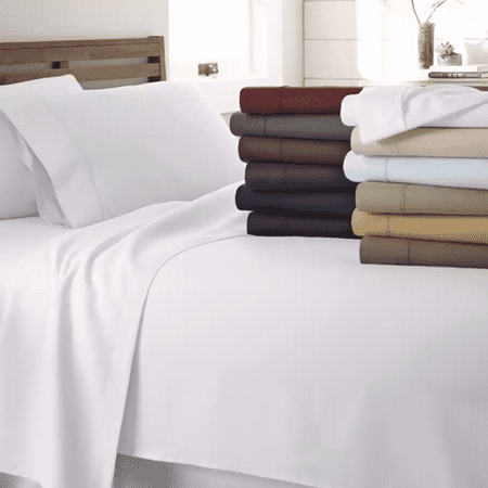 Premium Bamboo 6-Piece Bed Sheet Set in 14 Colors by Bamboo