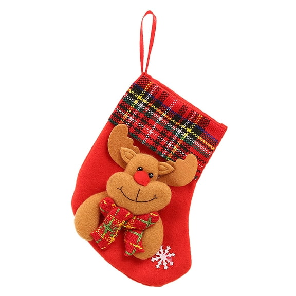 Bouanq Fashion Christmas Stockings Gift Bag Christmas Tree Decoration Supplies , Christmas Tree Decoration for Party Supplies and Wedding