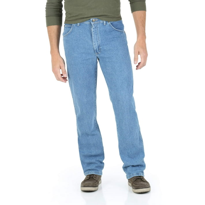 Wrangler Men's and Big Men's U-Shape Regular Fit Jean with Comfort Flex ...