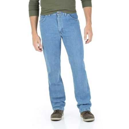 Wrangler Men's and Big Men's U-Shape for Comfort Regular Fit Jean with Comfort Flex Waistband
