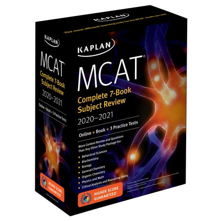 MCAT Complete 7-Book Subject Review 2020-2021 : Online + Book + 3 Practice (Best Mcat Prep Course 2019)