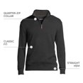 thumbnail image 4 of Lands' End Men's Bedford Rib Quarter Zip Sweater, 4 of 5