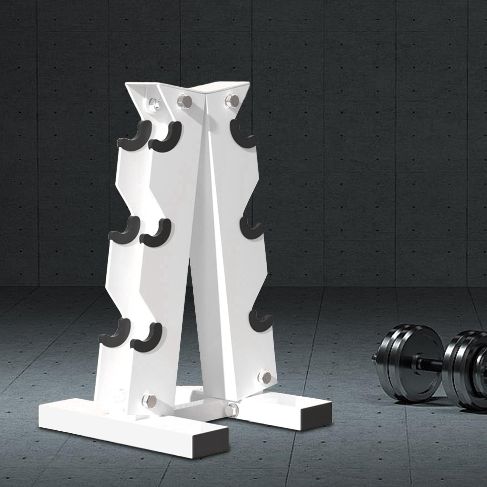Baoblaze Dumbbell Rack Dumbbell Bracket Sturdy Small for Office Gym Strength Training 3 Tier