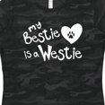 thumbnail image 4 of Inktastic Bestie Westie Women's T-Shirt, 4 of 5