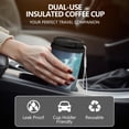thumbnail image 5 of Thunder 18oz Double Drinking Coffee Mug – Vacuum Insulated Stainless Steel Travel Cup with Leakproof Lid, 316 Steel Thermos Tumbler for Hot & Cold Beverages, 5 of 6