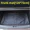 Trunk Mat, variant on Universal Black Car Seat Cover Repair Waterproof Antifouling Dust Proof Cargo Boot Mat with Steering Wheel Protective Cover