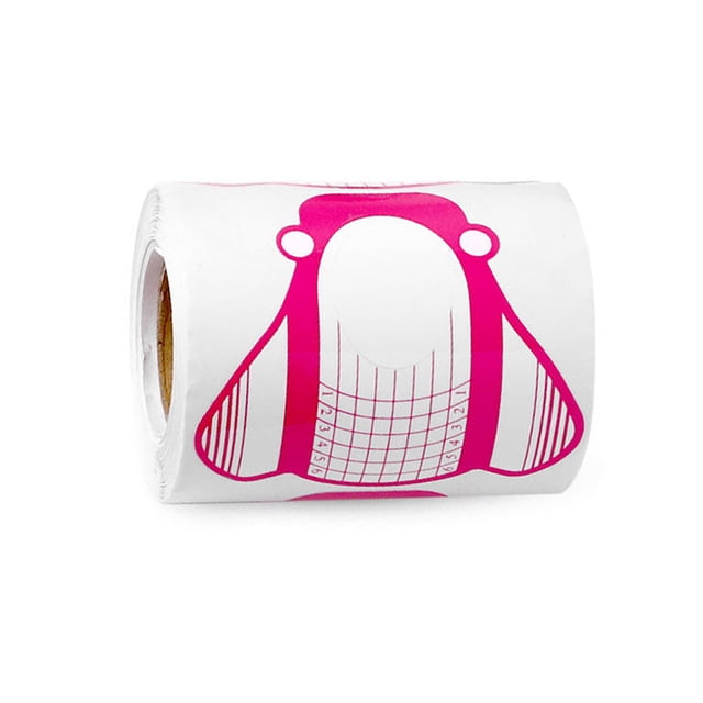 Paquete de pegatinas de extensión de uñas con 100 soportes para pegatinas de uñas, forma de puntas de manicura, herramientas de plantilla de papel autoadhesivas, tipo 2 Speravity CE001118-02