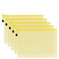 thumbnail image 1 of Bolsa de malla con cremallera A3B4A4, bolsa para bolígrafos, bolsa de papelería para estudiantes, bolsa transparente para hojas de información de oficina, 1 of 3