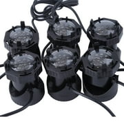 Popular Waterproof Submersible RGB LED Pond Spot Lights For Underwater Pool Fountain Aquarium Spotlights With 4 Colors Lenses