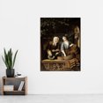thumbnail image 2 of Van Mieris The Grocer' s Shop Extra Large XL Wall Art Poster Print, 2 of 3
