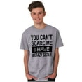 thumbnail image 4 of Cant Scare Me I Have A Crazy Sister Men's Graphic T Shirt Tees Brisco Brands S, 4 of 4