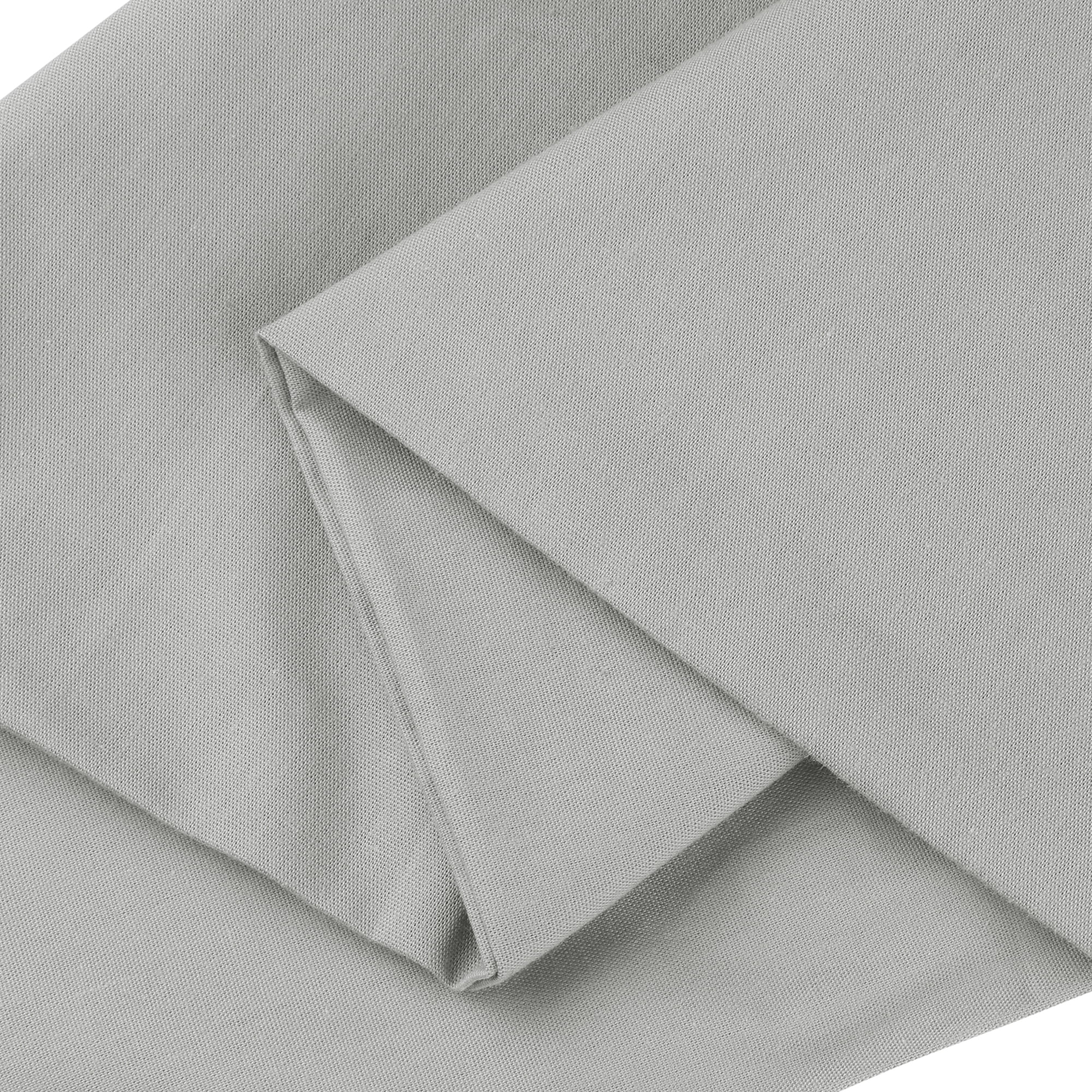 Unique Bargains Envelope Closure Cotton Durable Easy Care Pillowcases (2 Count) Gray Queen