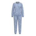 thumbnail image 1 of Pijama Secret Treasures Talla G Manga Larga Estampado Azul, 1 of 4