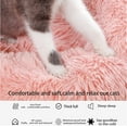 thumbnail image 2 of Camas para gatos para gatos de interior, cama lavable para perros y gatos con forma de dona, cojín de felpa suave para mascotas, cama esponjosa con fondo impermeable para perros y gatos, cama, 2 of 6