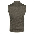 thumbnail image 5 of BXINGOHAI Men's Lightweight Golf Vest fleece spring fall Vests zip pockets Sleeveless Jacket for sports Running Hiking Today Sales Coffee,XL, 5 of 5