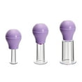 thumbnail image 5 of YUEYAN 3 Cups AntiCellulite Facial Massage Cupping Set Glass Silicone NEW, 5 of 8