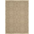 thumbnail image 6 of SAFAVIEH Courtyard Holly Geometric Indoor/Outdoor Area Rug, 5'3" x 7'7", Natural/Brown, 6 of 10