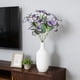 thumbnail image 4 of Ramo de flores artificiales de seda con forma de mariposa para decoración de ventanas interiores y jardines exteriores | Arreglo floral artificial con hojas verdes para decoración del hogar, 4 of 6