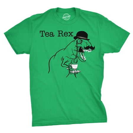 Mens Tea Rex T Shirt Funny Cute Dinosaur Graphic Vintage Saying Cool Tee Graphic Tees